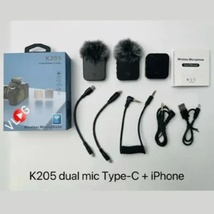 K205 Dual Mic Type C + Iphone
